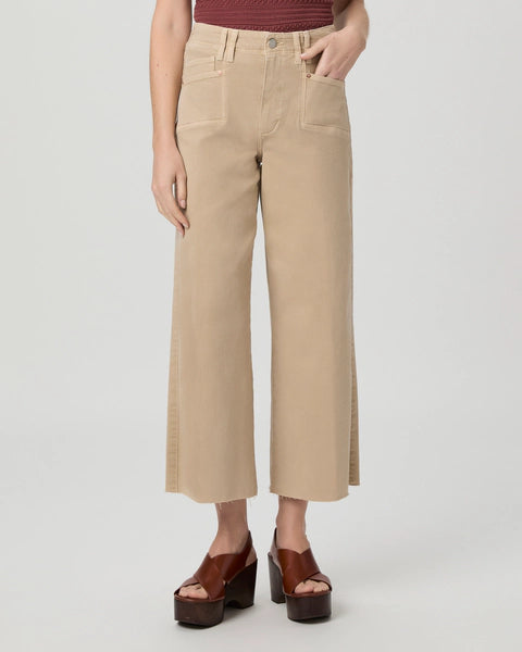 Paige Anessa Ankle Wide Leg Jeans - High Waisted Stretch Denim Pants for Women | Casual & Chic Outfit for Everyday Wear, Office, or Date Night