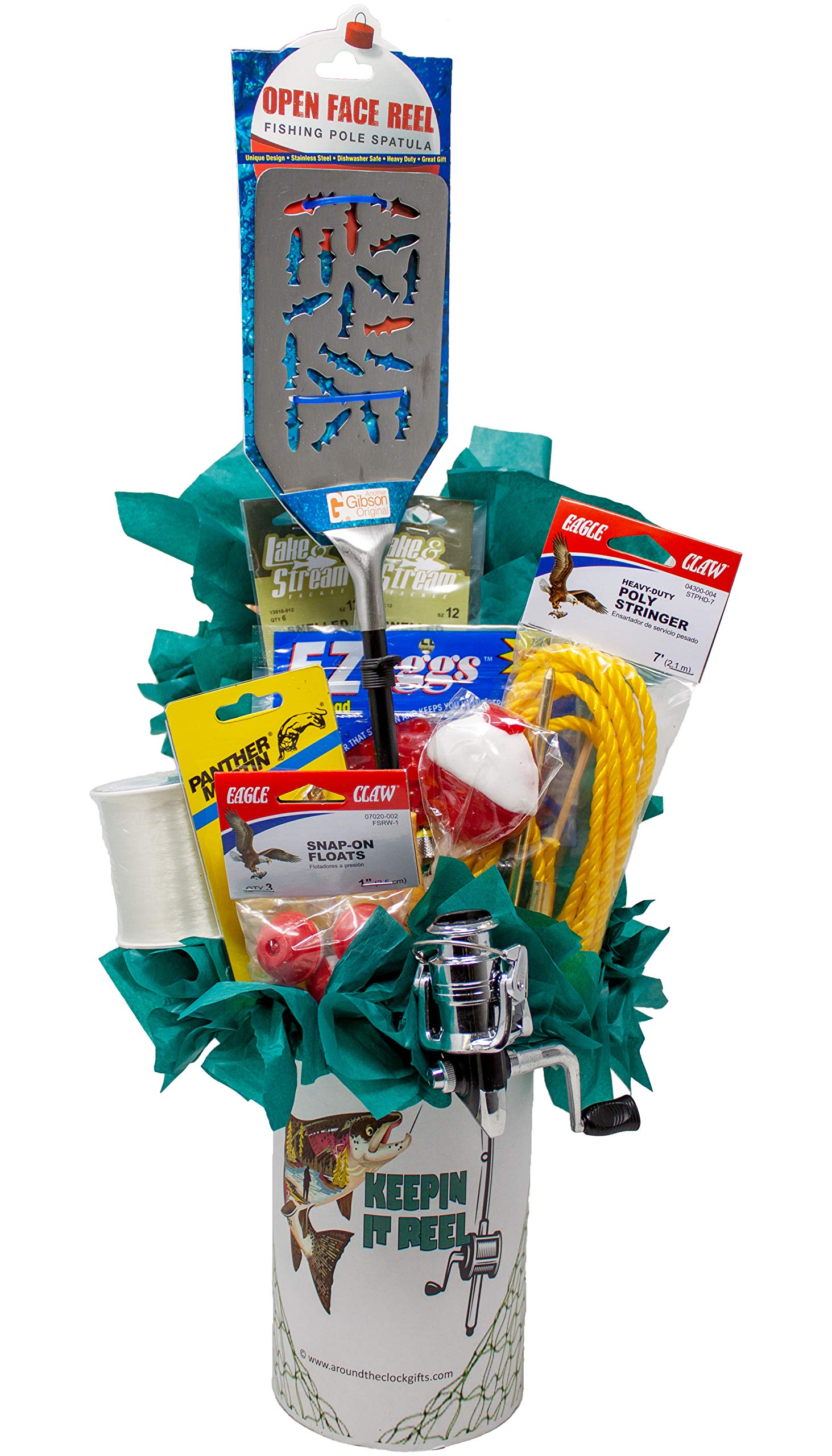 Unique Fishing Gift Bouquet for Men - Personalized Fishing Lover's Present for Anniversary, Birthday, Retirement & Father's Day | Includes Custom Gift Card | Perfect Gift for Anglers & Outdoor Enthusiasts | Great for Fishing Trips, Cabin Decor & Man Cave Gifts
