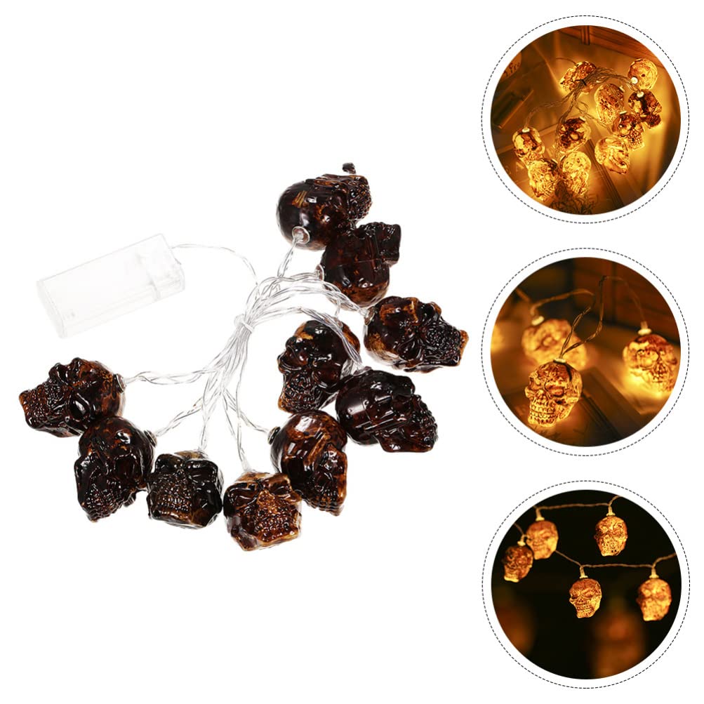 Cabilock Halloween String Lights - 10 LED Bat Lights with Timer, Battery Operated for Indoor & Outdoor Halloween Party Decorations - Perfect for Home, Yard, and Halloween Party Decor