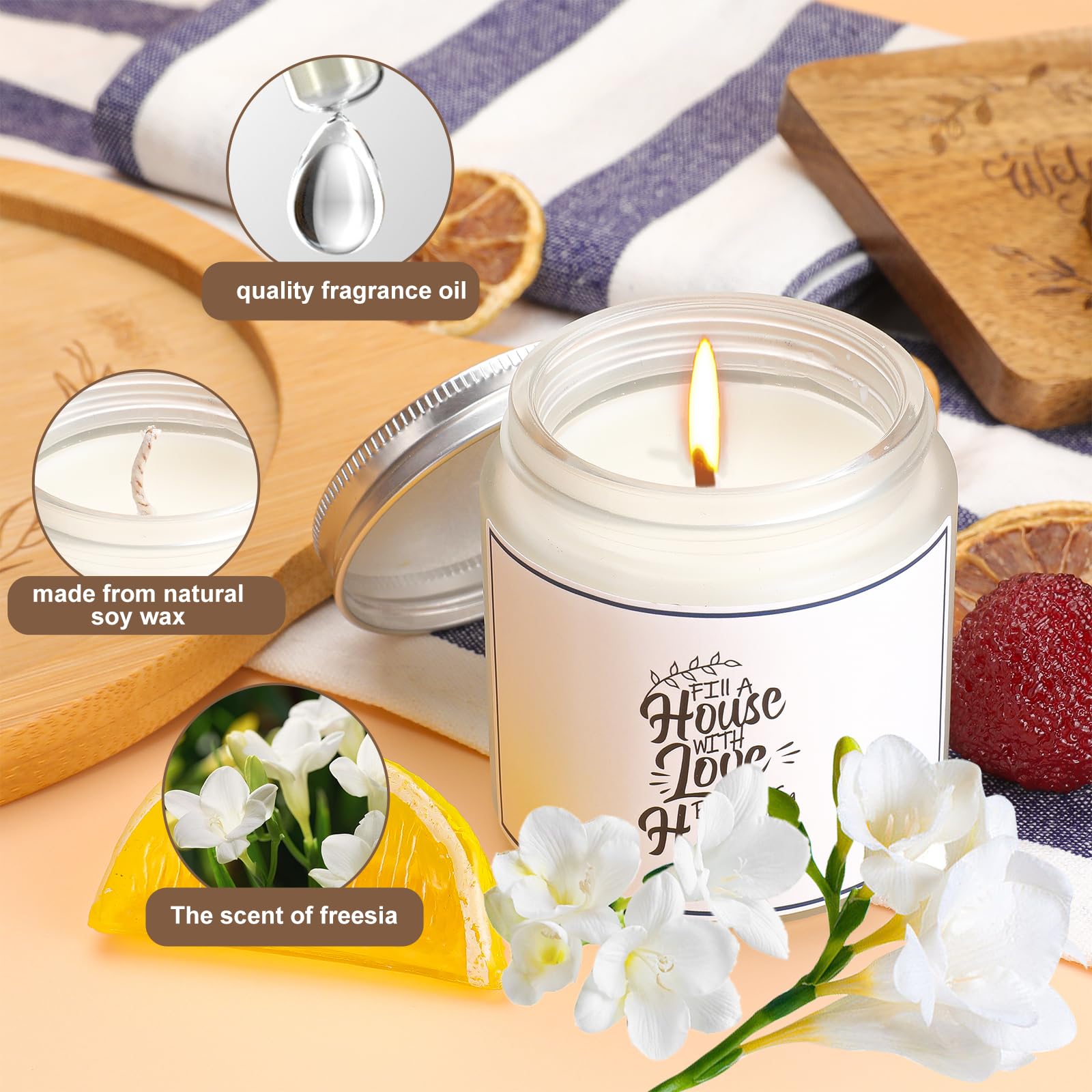 Housewarming Gift Basket Set for New Homeowners - Thoughtful Closing Gifts for Couples & Realtors - Includes 'Home Sweet Home' Coasters - Perfect for Housewarming Parties & New Home Celebrations