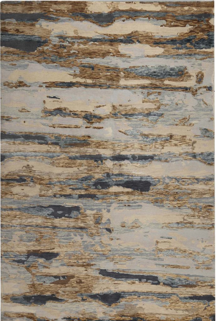 Tide Pool Rug - Soft Non-Slip Bathroom Mat with Ocean Design - Perfect for Beach House, Coastal Decor & Bathroom Safety