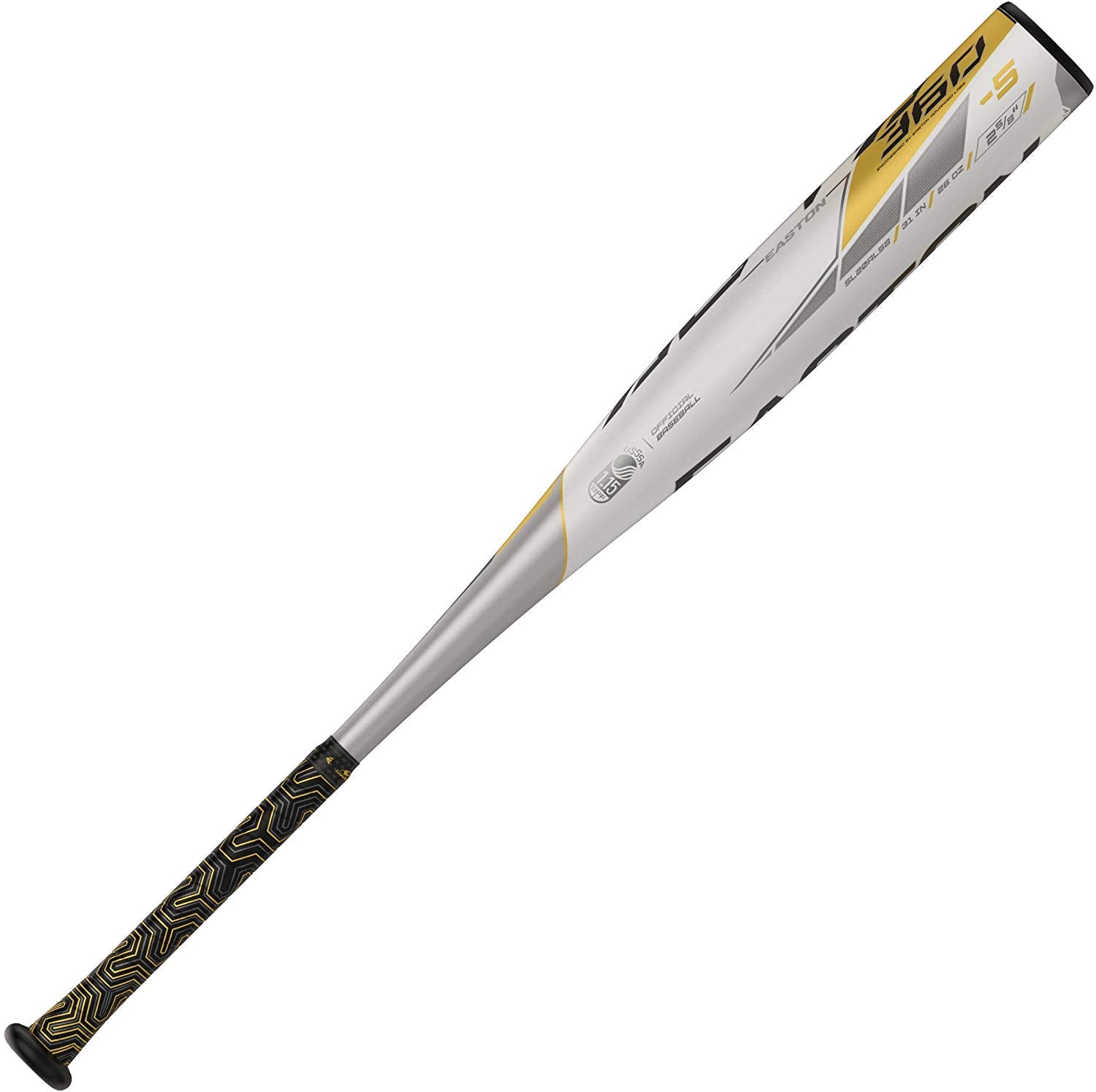 Easton SL20AL58 Alpha 360 Senior League Baseball Bat -5 Length to Weight Ratio, 2 5/8