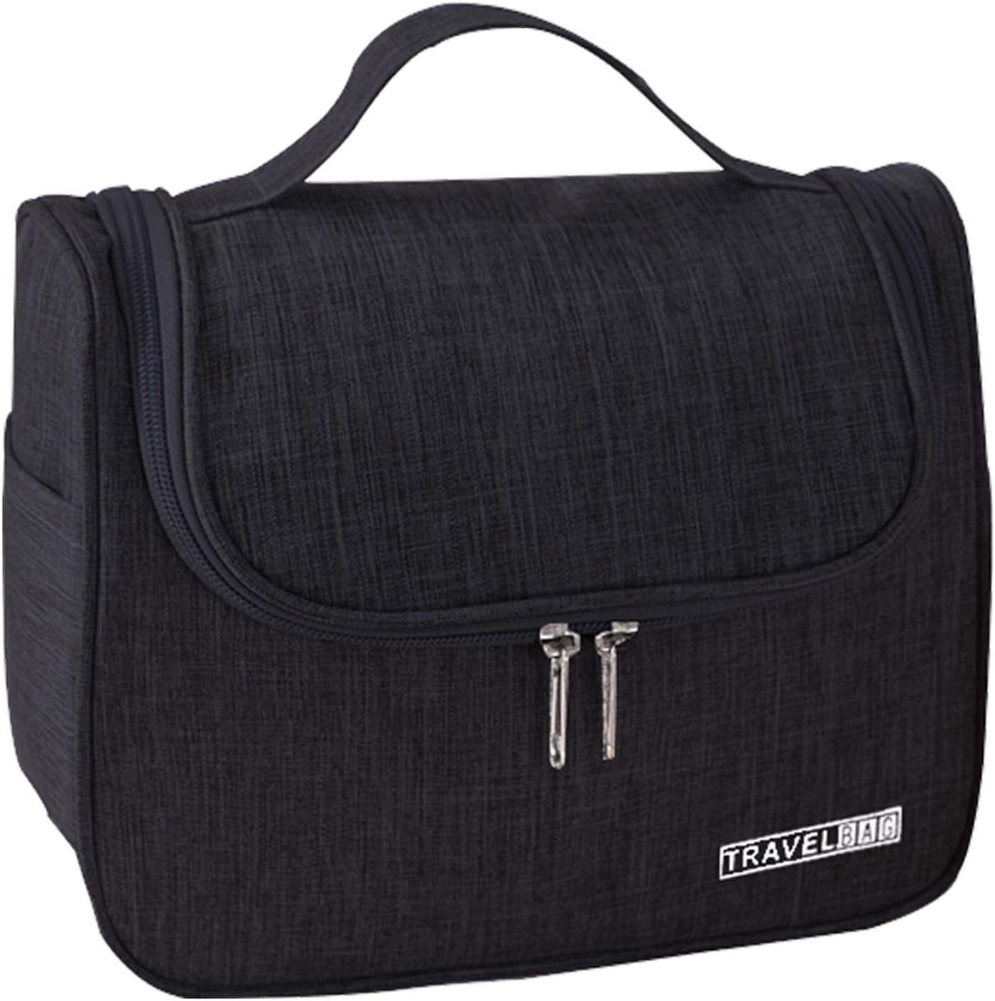 Premium Travel Toiletry Bag for Men & Women - Waterproof Cosmetic & Makeup Organizer with Shaving Kit Compartment - Perfect for Vacation, Gym, Camping & Business Trips
