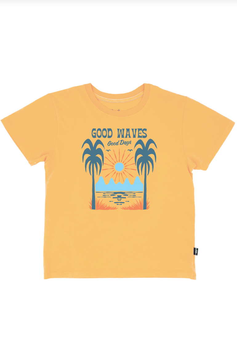 Vintage Feather 4 Arrow Good Waves Graphic T-Shirt - Soft Cotton Tee for Casual Wear & Street Style Outfits
