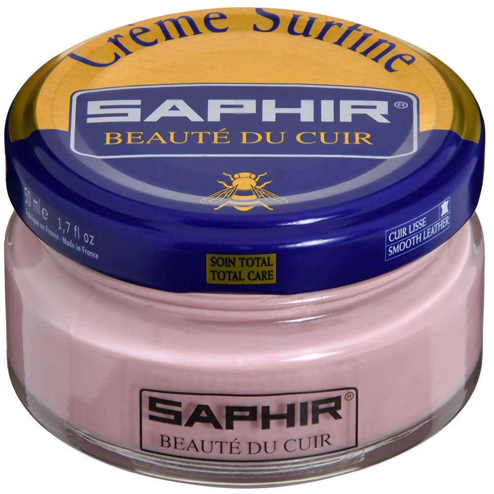 Saphir Cirage Pommadier Crème Surfine Shoe Polish - Vieux Rose (1 Unit) | Premium Leather Care for Dress Shoes & Boots | Perfect for Formal Events & Everyday Shine