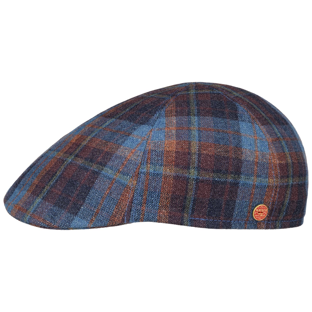 Stylish Mayser Paddy New Check Flat Cap for Men - Vintage Wool Hat for Outdoor, Casual & Daily Wear