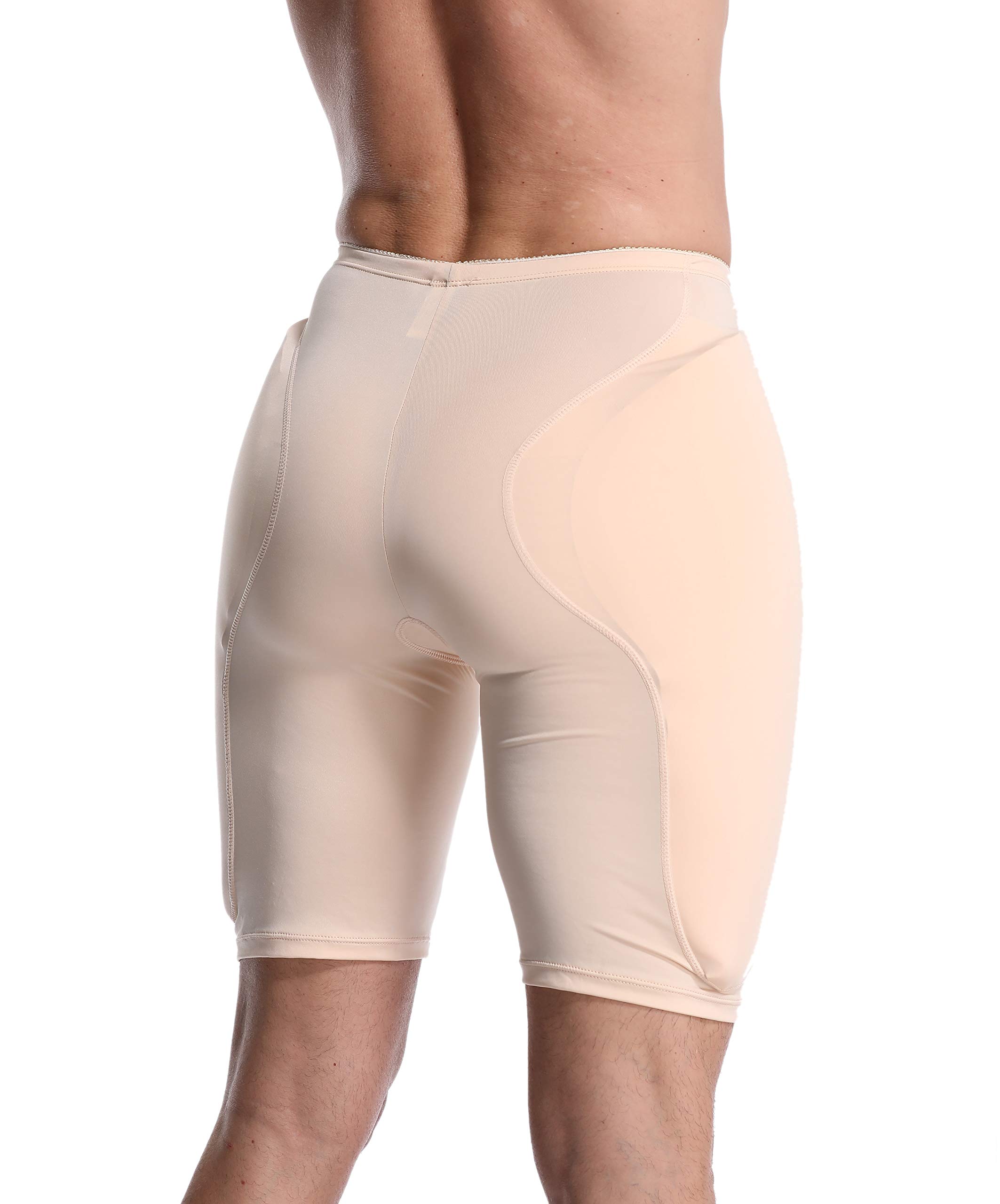 BIMEI 2-Piece Sponge Padded Camel Toe Control Gaff - Fake Vagina for Crossdressers & Transgender Women - Comfortable & Realistic Shemale Underwear for Cosplay, Drag Shows & Everyday Wear
