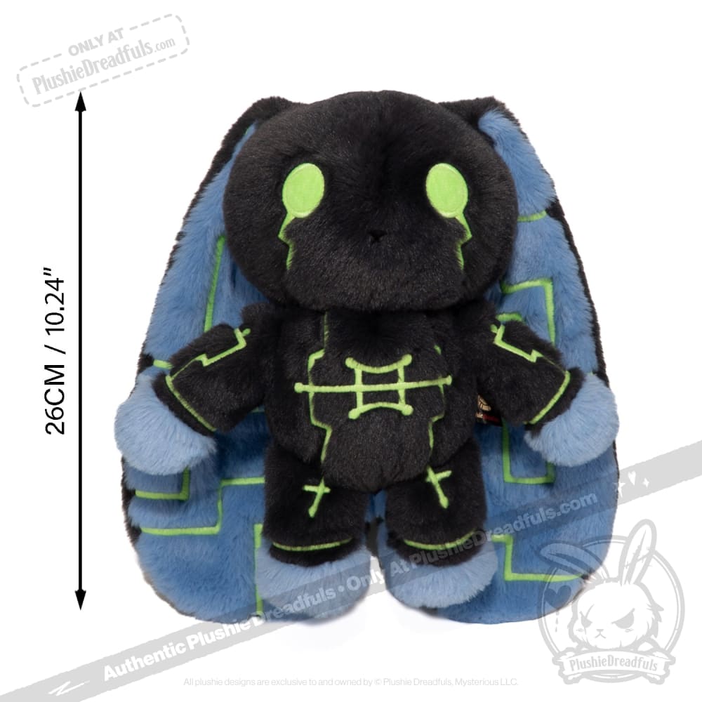 Plushie Dreadfuls Nyctophobia Rabbit - Soft Stuffed Animal Toy for Anxiety Relief & Comfort | Perfect for Nighttime Fears, Therapy, and Cuddling