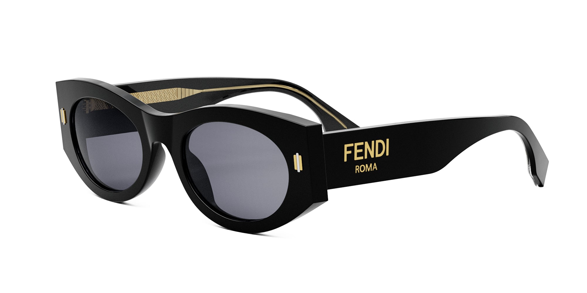 Fendi Roma FE40125I Sunglasses - Luxury Designer Shades for Women & Men - UV Protection & Stylish Eyewear for Outdoor, Travel & Fashion Accessories