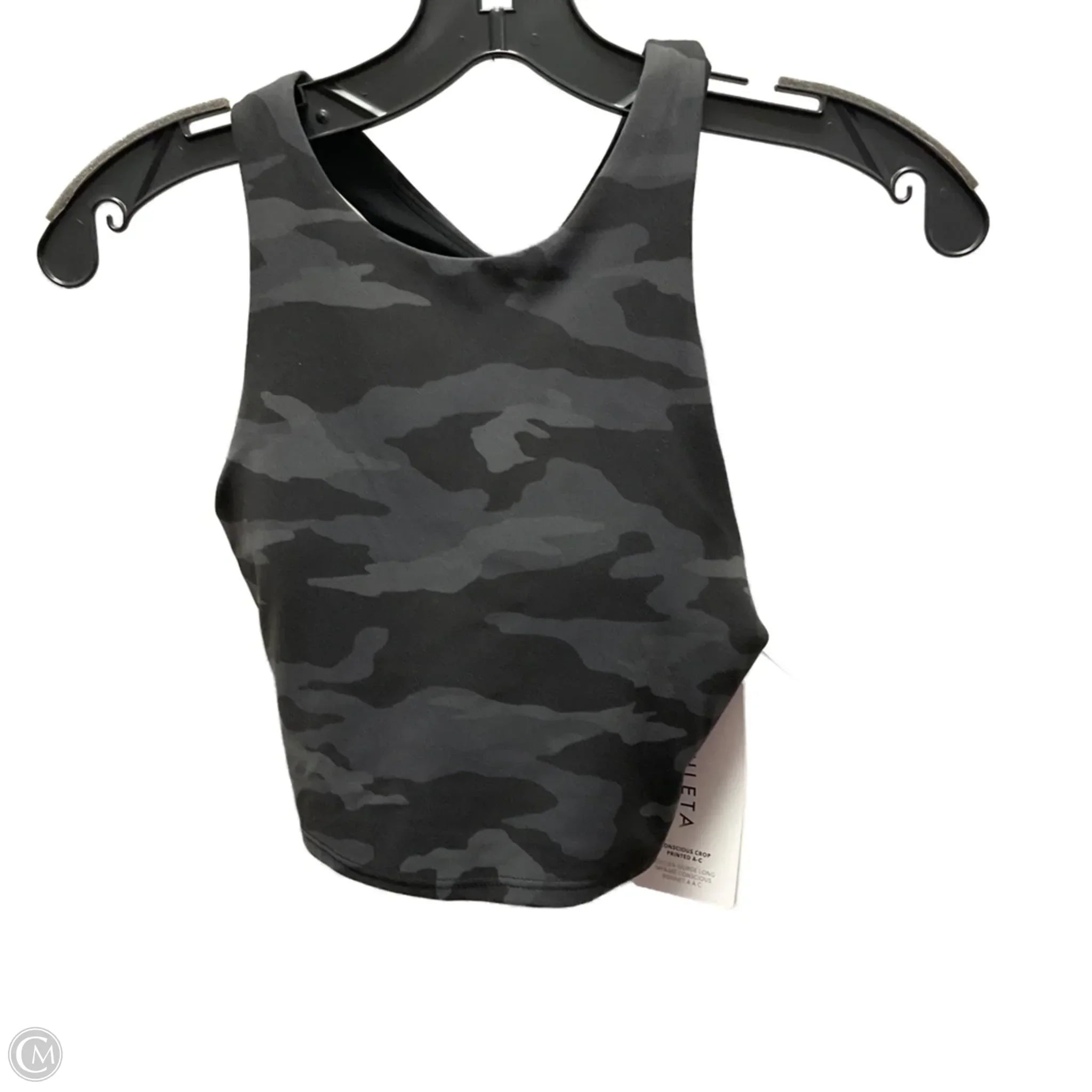 Athleta Women's Athletic Sports Bra - Black & Grey - Size XS - High Support for Running, Yoga & Gym Workouts