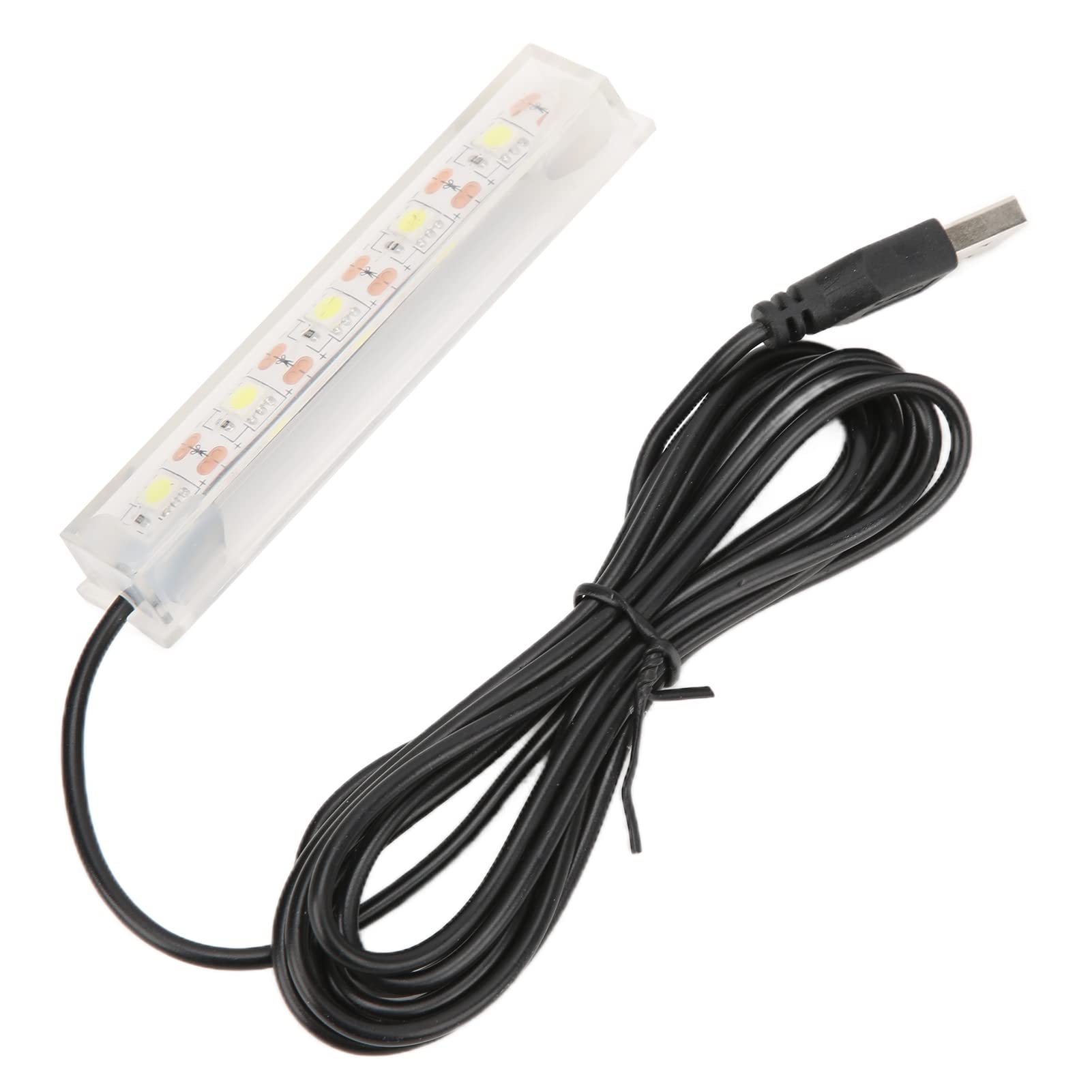 Zerodis Aquarium LED Light - Submersible Underwater Fish Tank Light for Plants, White LED Aquarium Lighting for Indoor Tanks | Perfect for Freshwater Plant Growth & Decorative Aquascaping