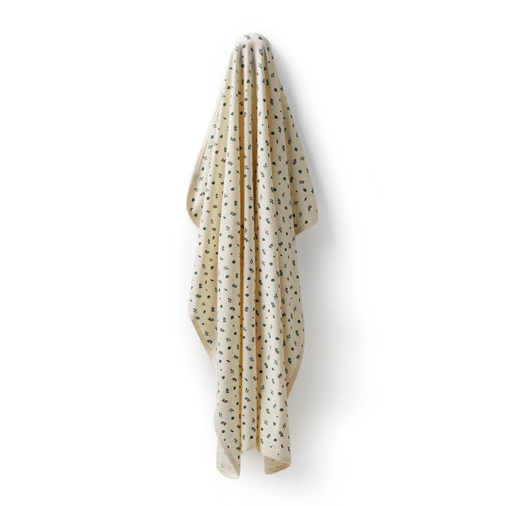 Organic Bunny Rug - Soft & Cozy Twilight Leaf Design for Pet Rabbits - Perfect for Cage Bedding, Playtime & Photo Shoots