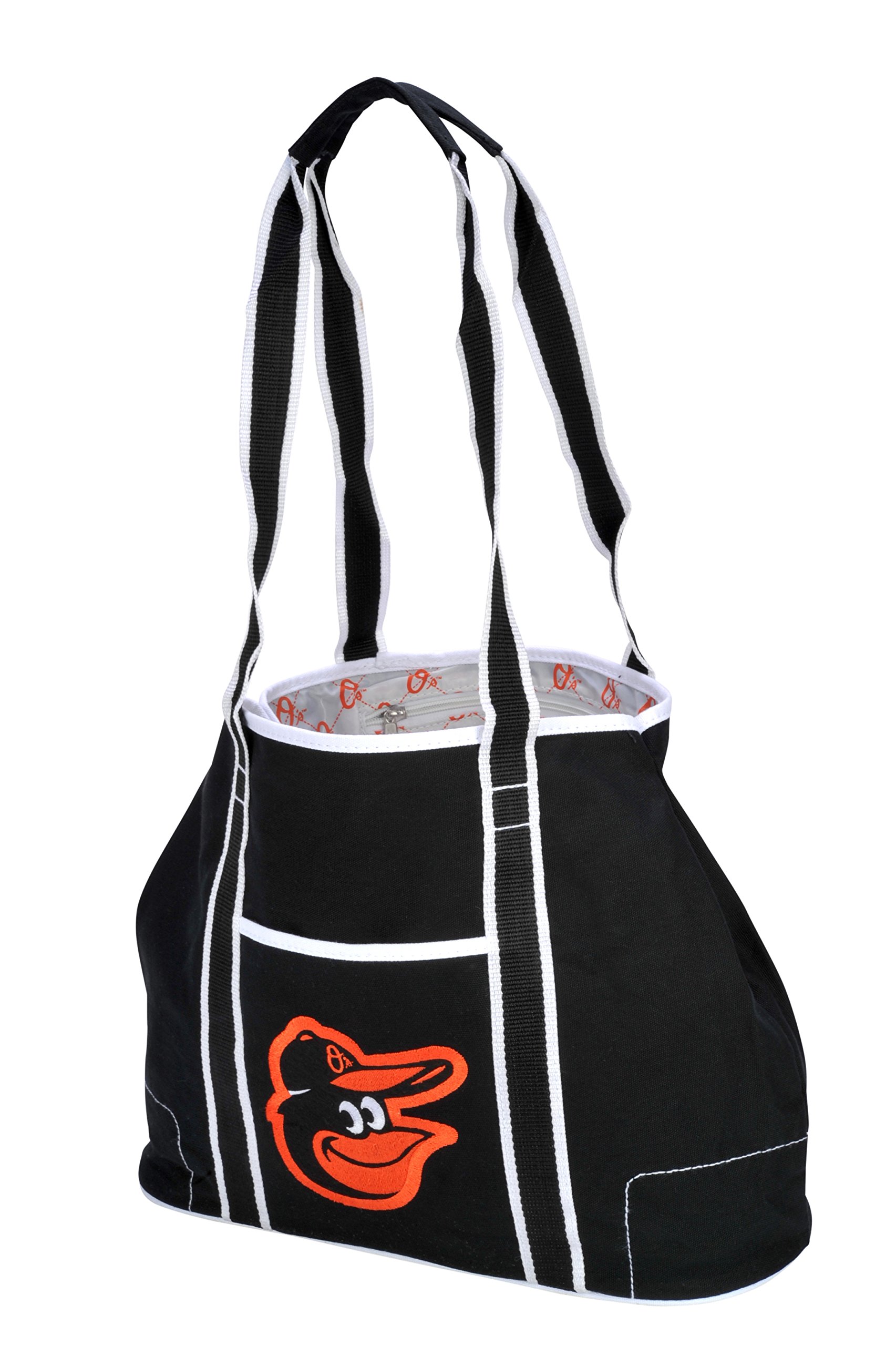 MLB Hampton Tote Bag for Women - Stylish Baseball Logo Shoulder Bag - Perfect for Shopping, Beach & Work Commute