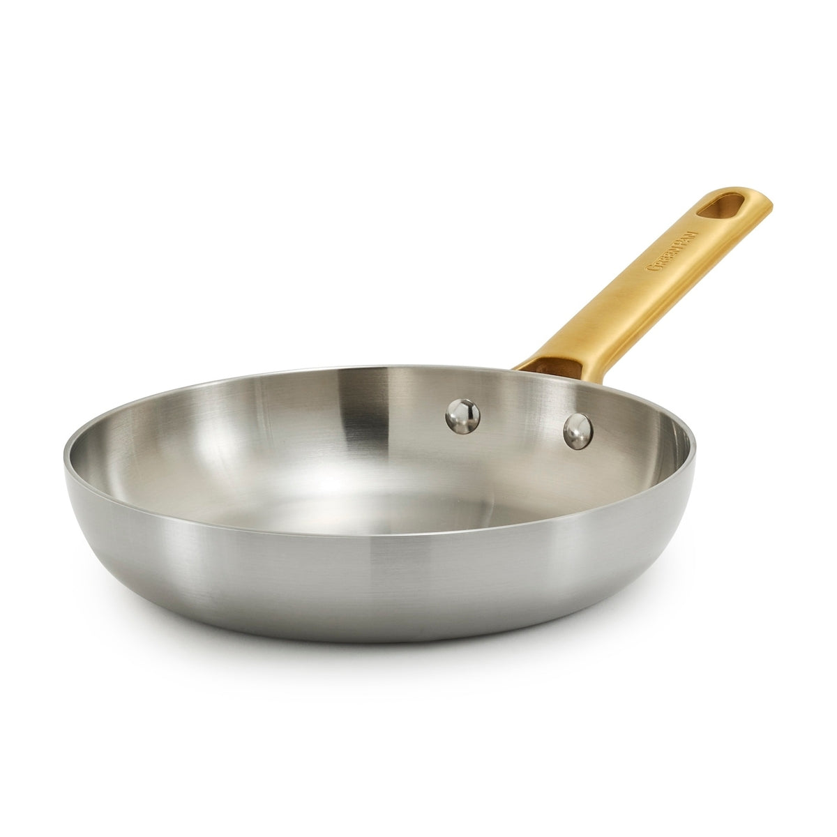 Premium Stainless Steel 8-Inch Fry Pan - Nonstick Skillet for Perfect Eggs, Pancakes & More - Ideal for Home Cooking & Professional Kitchens