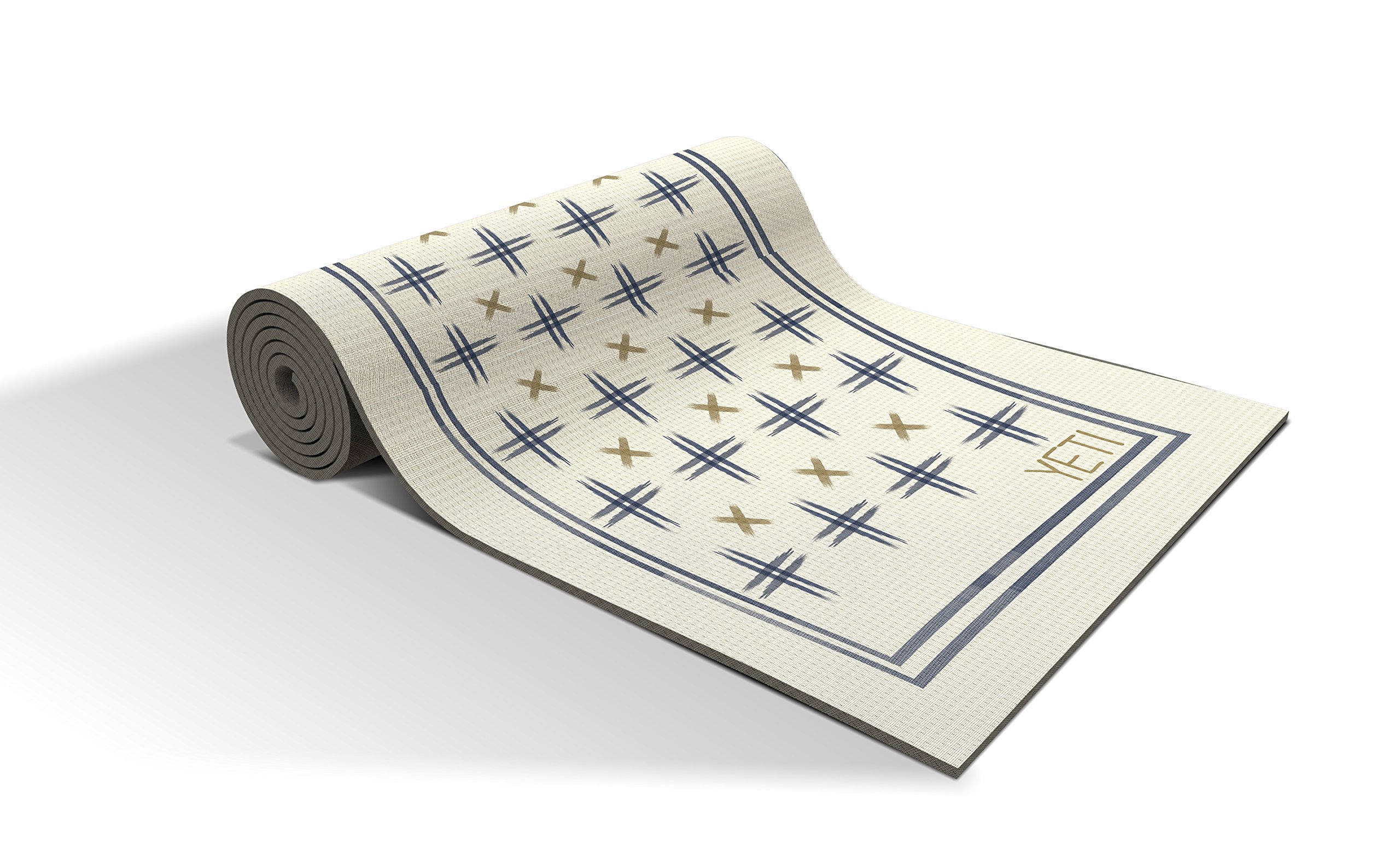 Premium Saeki Yoga Mat - Extra Thick 6mm Non-Slip Exercise Mat for Yoga, Pilates & Fitness | Eco-Friendly TPE Material | Anti-Tear & Durable | Ideal for Home Workouts, Gym & Studio Sessions
