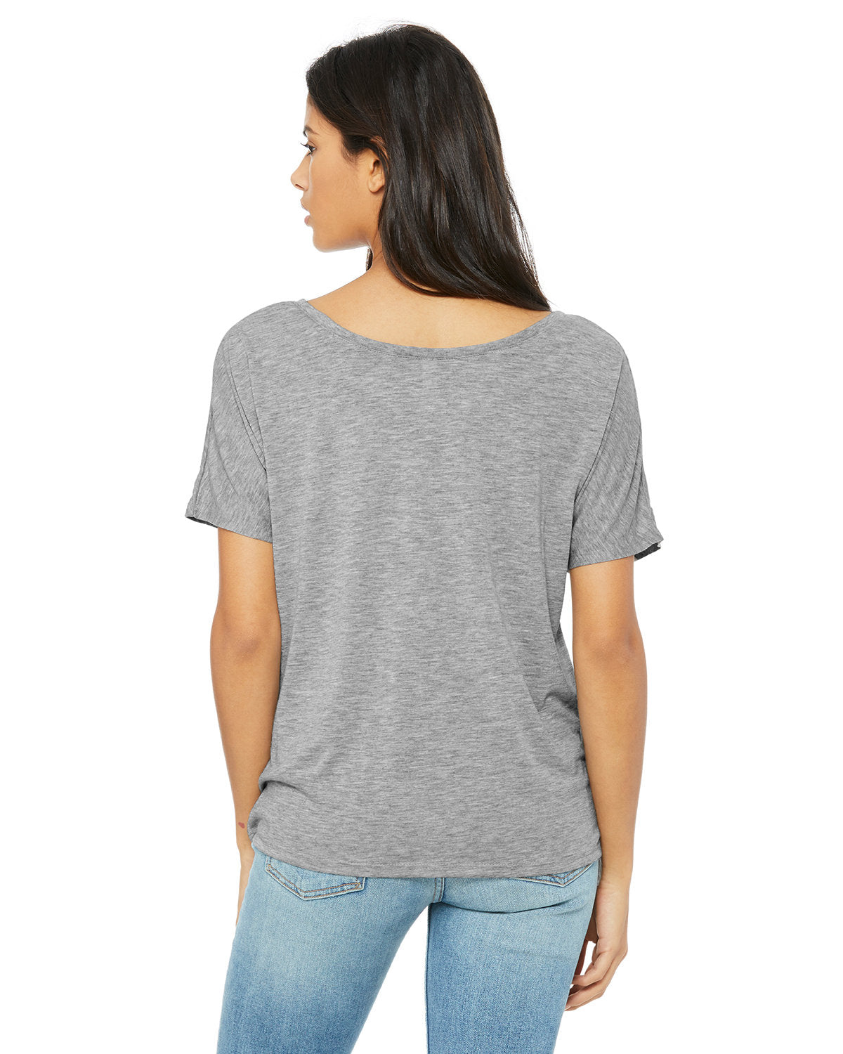 Bella + Canvas 8816 Women's Soft Slouchy Scoop Neck T-Shirt - Comfortable Casual Tee for Everyday Wear, Lounge & Outfits