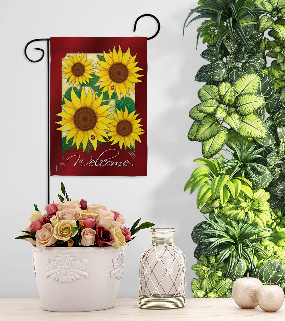 Sunflower Vertical Flags Set - 28