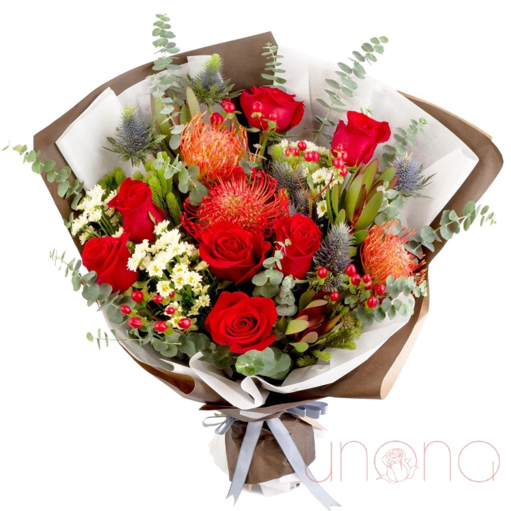 Blossom Festival Bouquet - Fresh Floral Arrangement for Spring Weddings, Home Decor & Special Occasions | Handcrafted Flower Gift for Mother's Day, Anniversary & Birthday