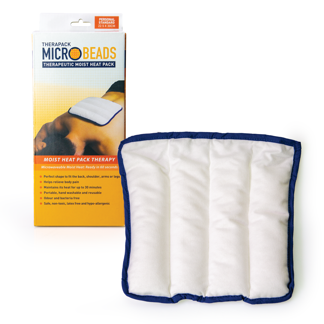 Microbeads Personal Heat Pack Standard - Reusable Hot & Cold Therapy for Muscle Pain Relief, Joint Pain, and Cramps - Perfect for Home, Office, and Travel Use