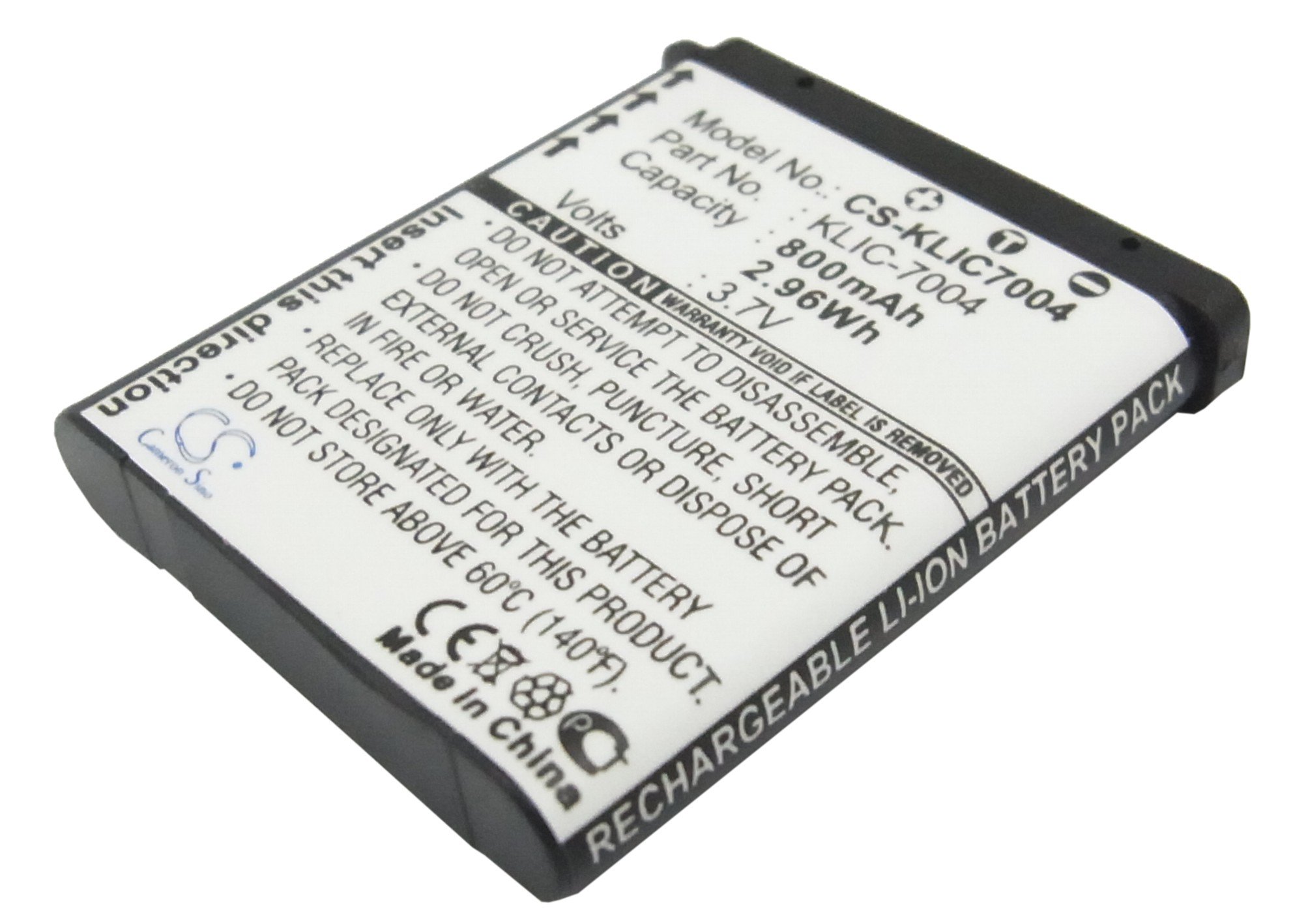Original Kodak Playsport Zi8 ZX3 Replacement Battery - KLIC-7004 Compatible with Kodak Pocket Video Cameras - Perfect for Travel Vlogging & Outdoor Adventures