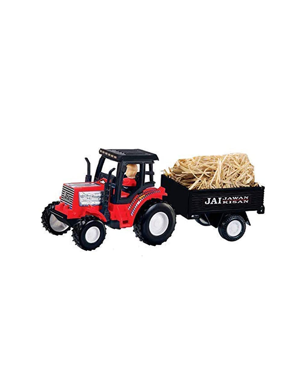 Creative Farmer Tractor Toy with Detachable Trolley - Educational Farm Vehicle Playset for Toddlers & Kids | Perfect for Pretend Play, Farm-Themed Learning & Early Childhood Development