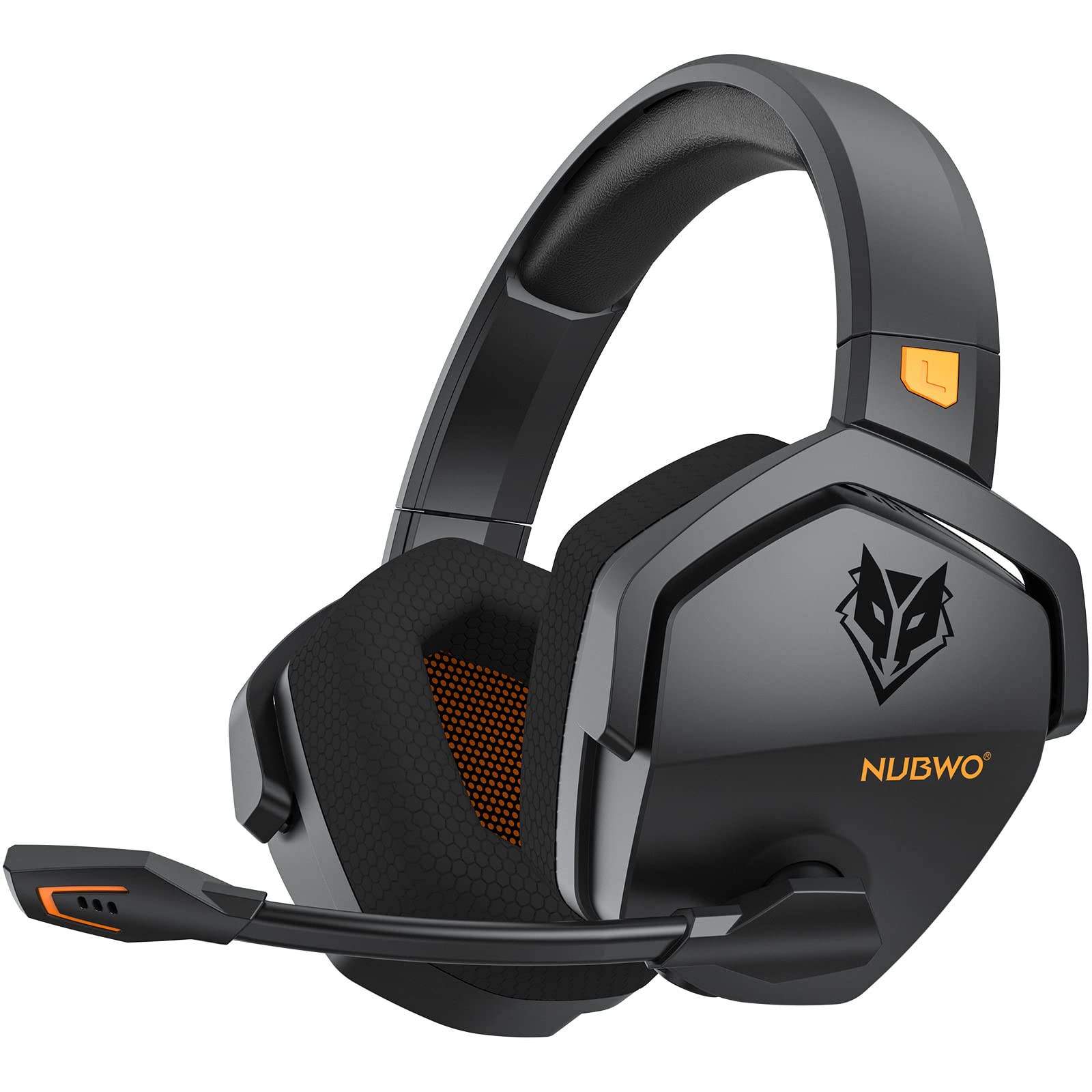 NUBWO G06 Wireless Gaming Headset with Microphone for PS5, PS4, PC, Mobile, Nintendo Switch - 2.4GHz Low Latency & Bluetooth 5.0 - 100 Hour Battery Life - 50mm High-Quality Drivers - Perfect for Online Gaming, Streaming & Work Calls