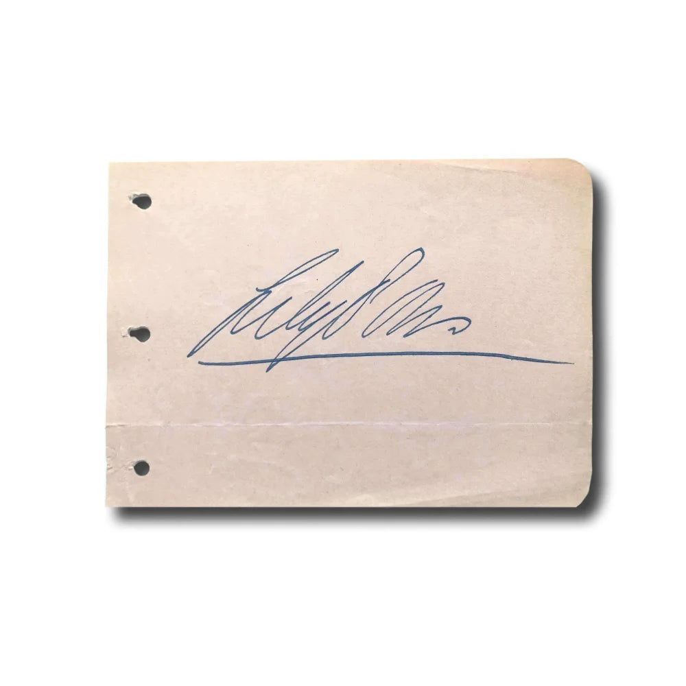 Lily Pons Hand Signed Album Page with JSA COA - Authentic Autograph of Famous Actress - Perfect for Collectors, Framing, and Memorabilia Displays