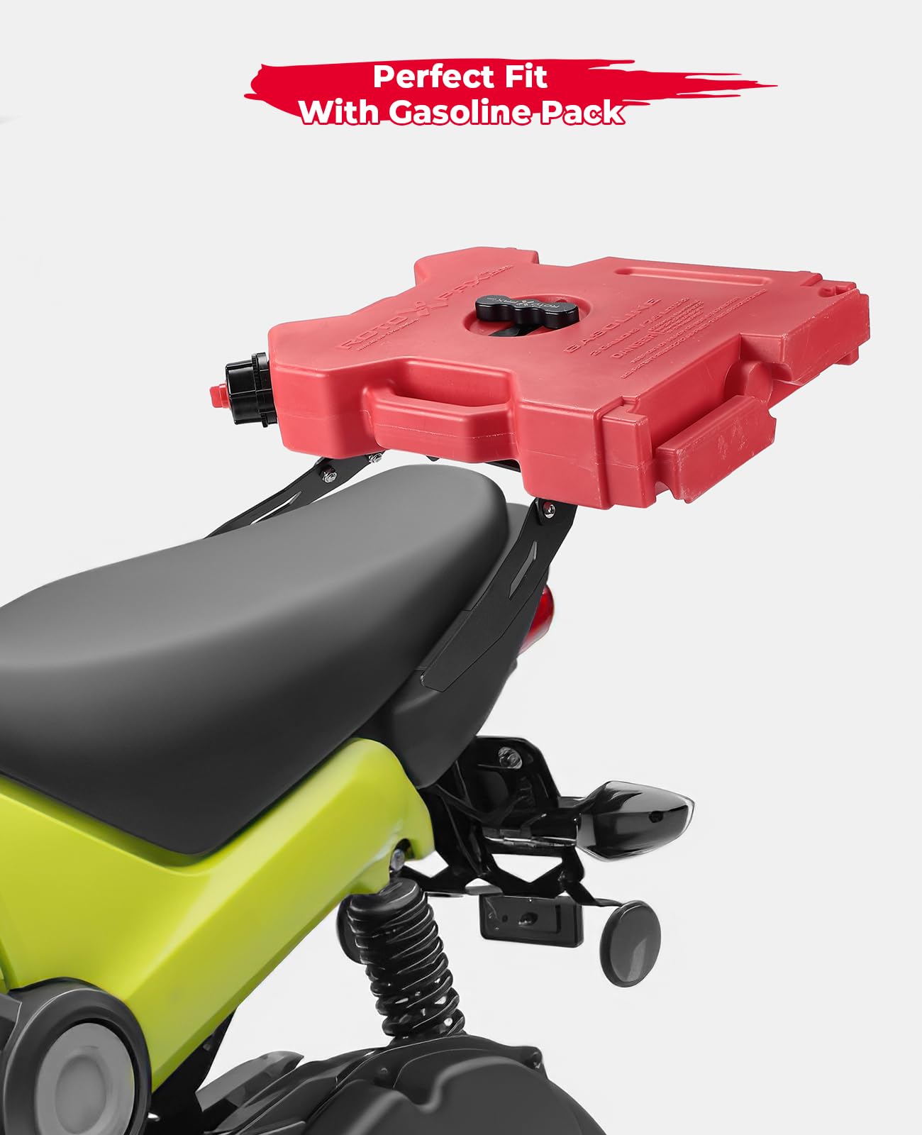 KEMIMOTO Universal Motorcycle Luggage Rack - Heavy Duty Rear Cargo Carrier for Storage & Travel Accessories | Perfect for Adventure Touring, Commuting & Long Distance Rides