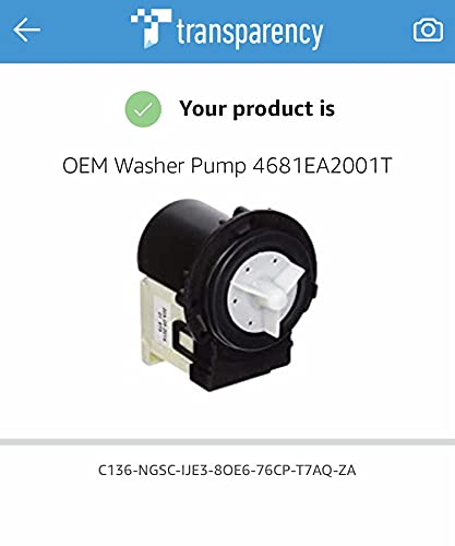 OEM Washer Pump 4681EA2001T - High Performance Windshield Washer Pump Replacement for Car & Truck - Perfect for DIY Auto Repair and Maintenance