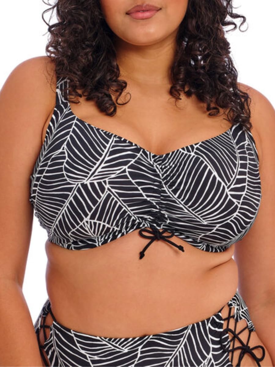 Elomi Women's Kata Beach Underwire Bikini Top - Supportive Swimwear for Plus Size, Perfect for Swimming, Sunbathing & Beach Vacations