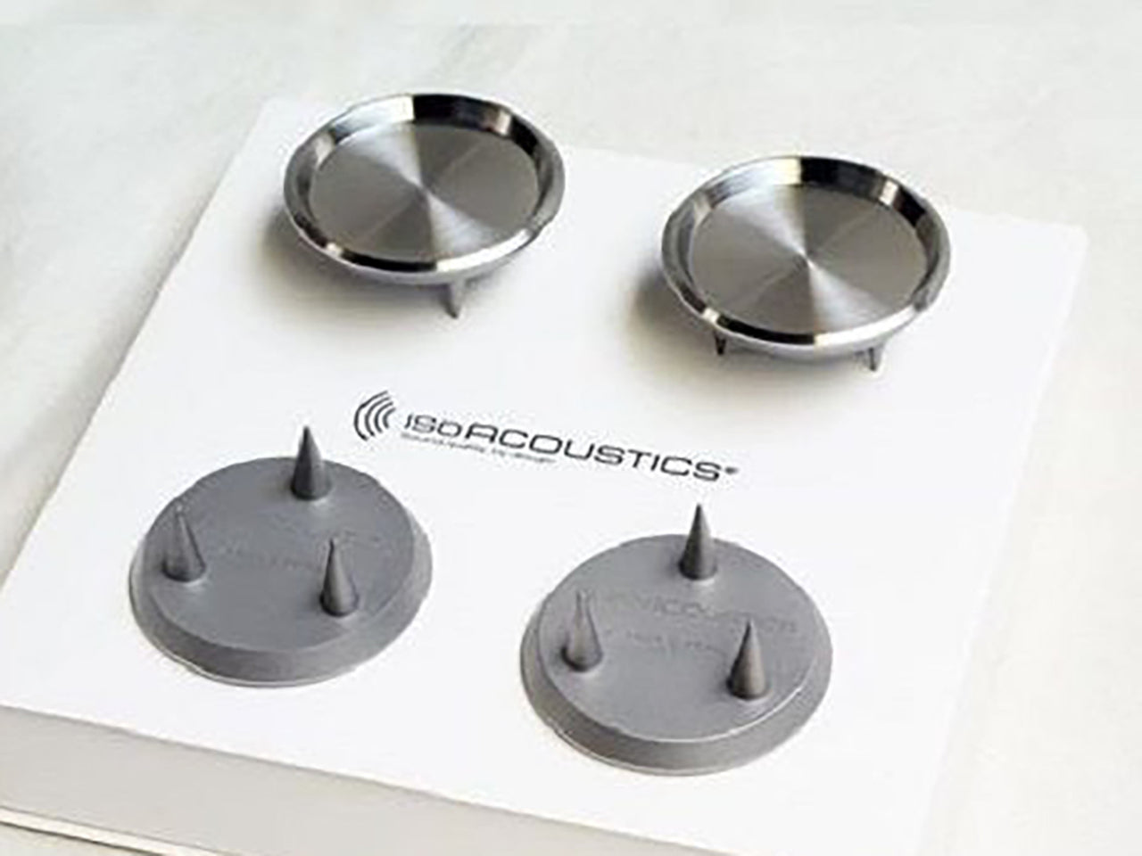 Isoacoustics GAIA Titan Theis 70 Carpet Spikes for Titan Theis Isolator Feet (4 Pack) - Premium Speaker Isolation for Home Theater & Audiophile Systems