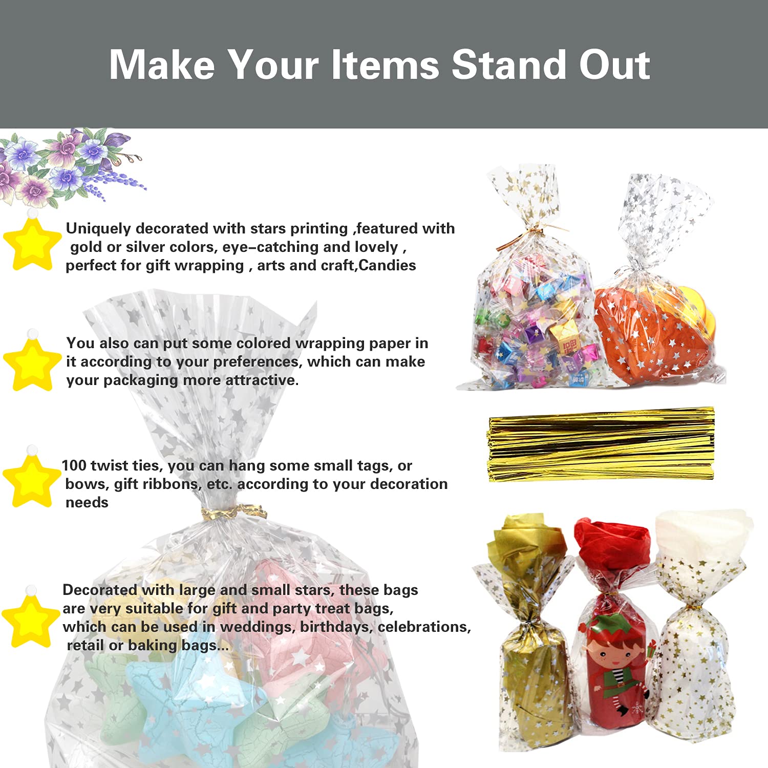 100 Pcs 5