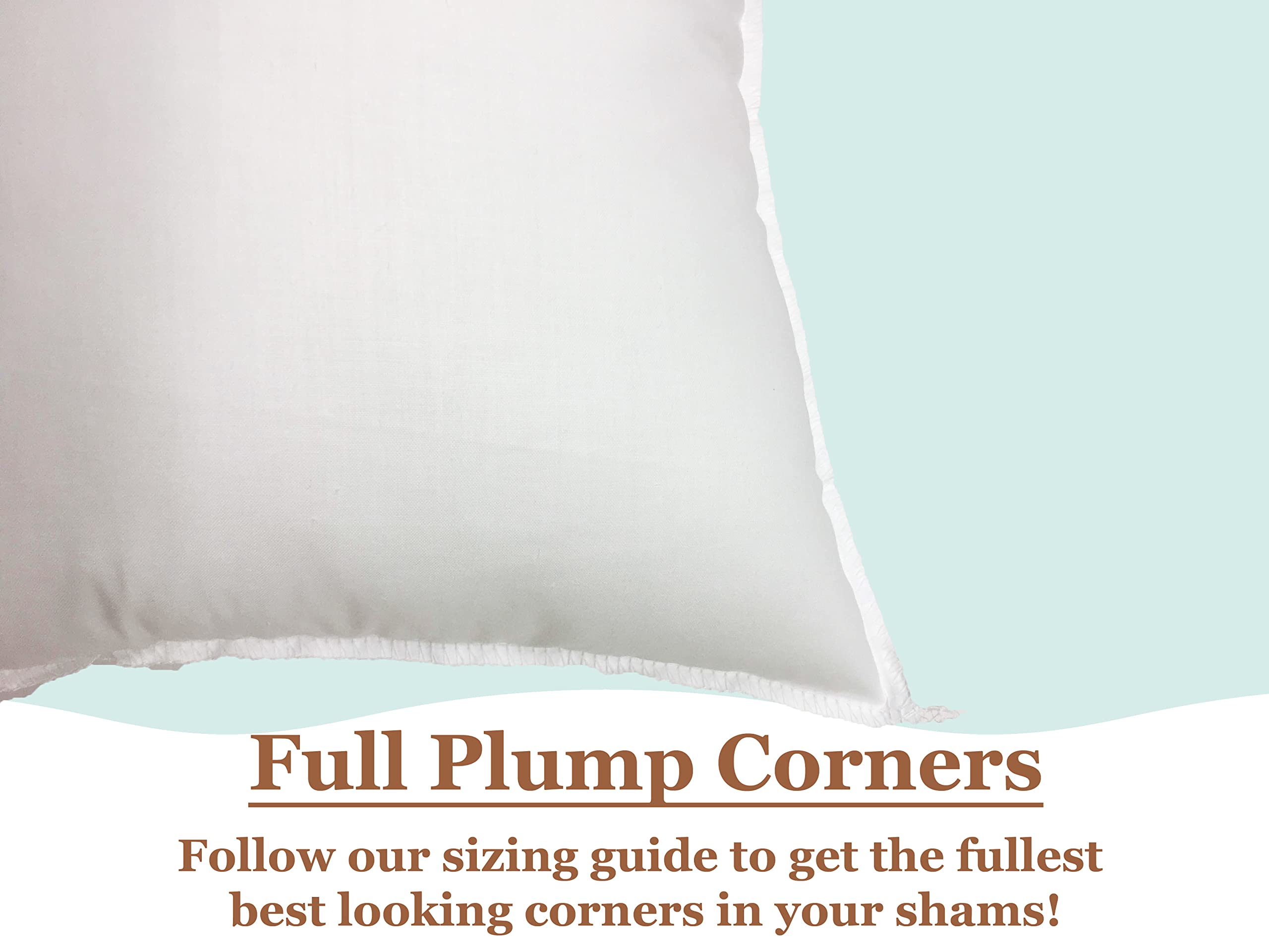 Pillowflex Synthetic Down Alternative Pillow Set - 2 Pack Plush & Soft Faux Down Throw Pillow Inserts 12x18 Inches for Bed, Sofa & Couch - Perfect for Sleeping, Decor & Comfort