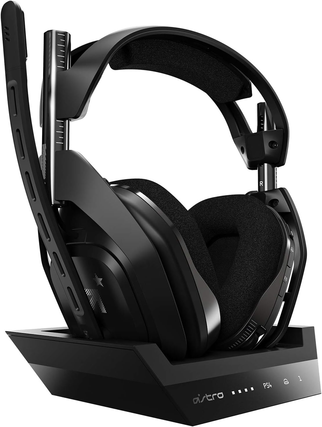 ASTRO Gaming A50 Wireless Headset with Base Station - 4th Gen Dolby Audio Headphones for PS5, PS4, PC & Mac | 2.4GHz Wireless, Game/Voice Balance | Perfect for Competitive Gaming & Streaming (Black)