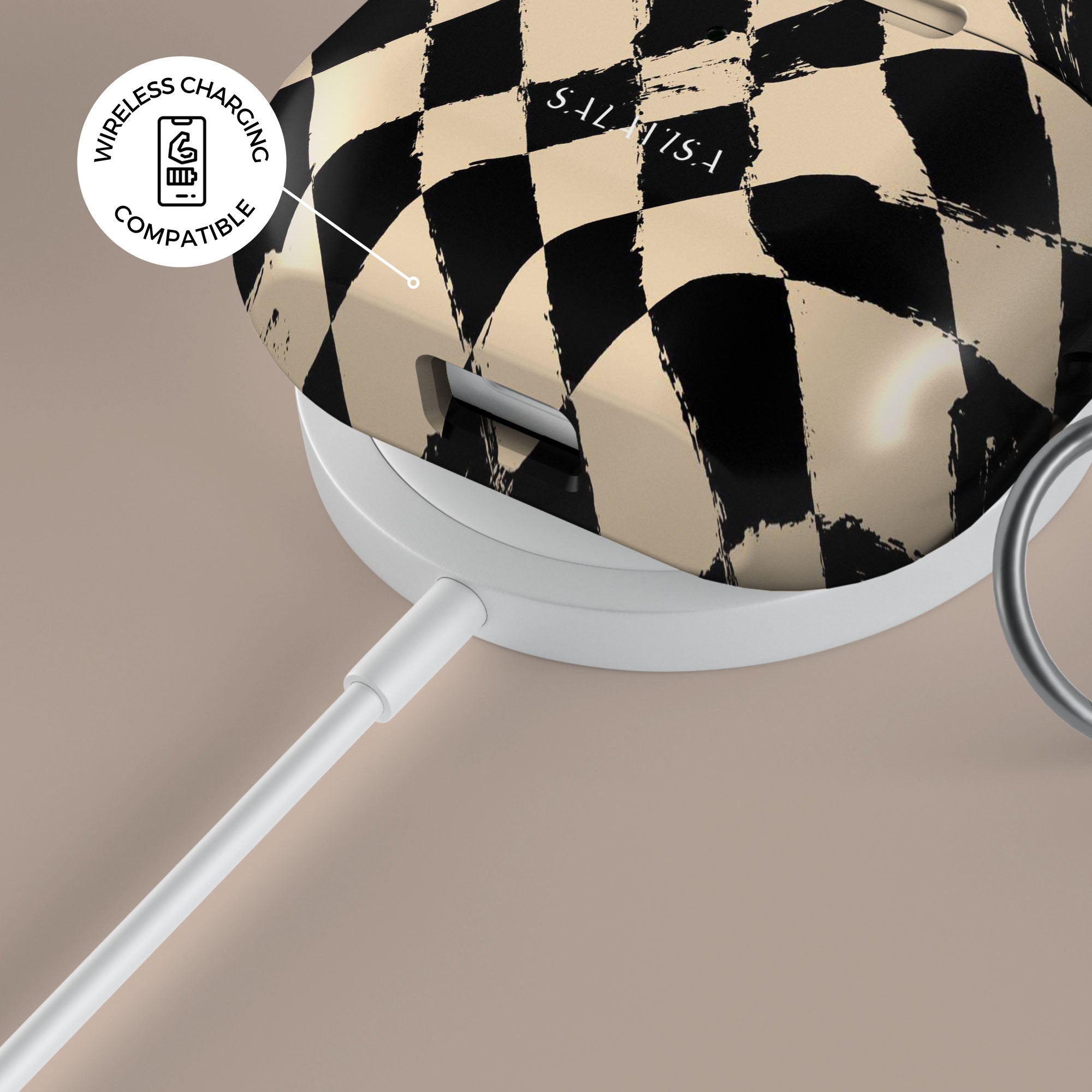 Premium AirPods Pro Case with Chess Cross Design - Durable Protective Cover for Apple AirPods - Perfect for Travel, Work & Gaming Accessories