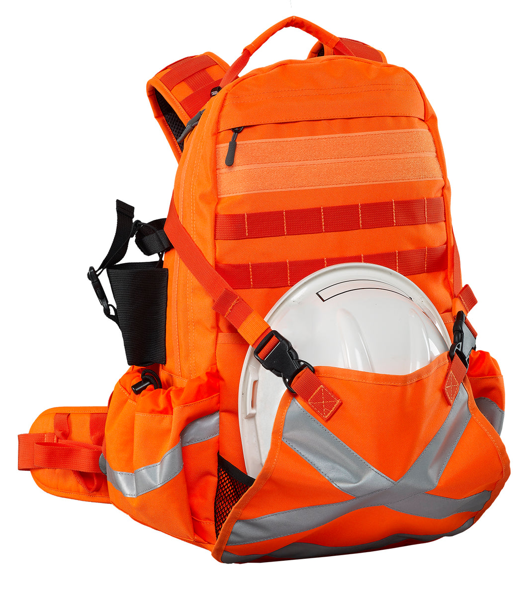 Caribee Mineral King Orange High Visibility 32L Backpack - Durable Hiking & Travel Backpack for Outdoor Adventures & Commuting