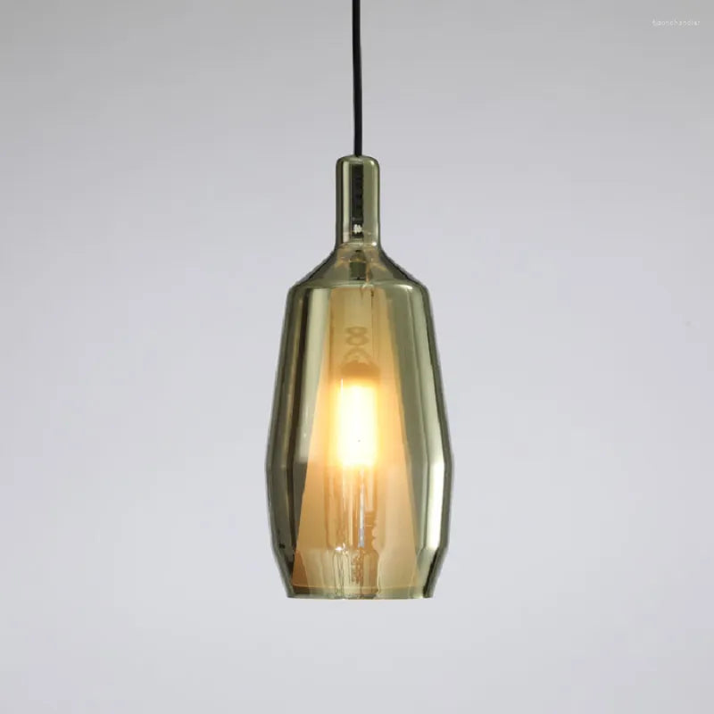 Vibrant Wine Glass Shaped Pendant Light - Elegant Dining Room Chandelier for Kitchen Island, Bar Counter & Restaurant Decor
