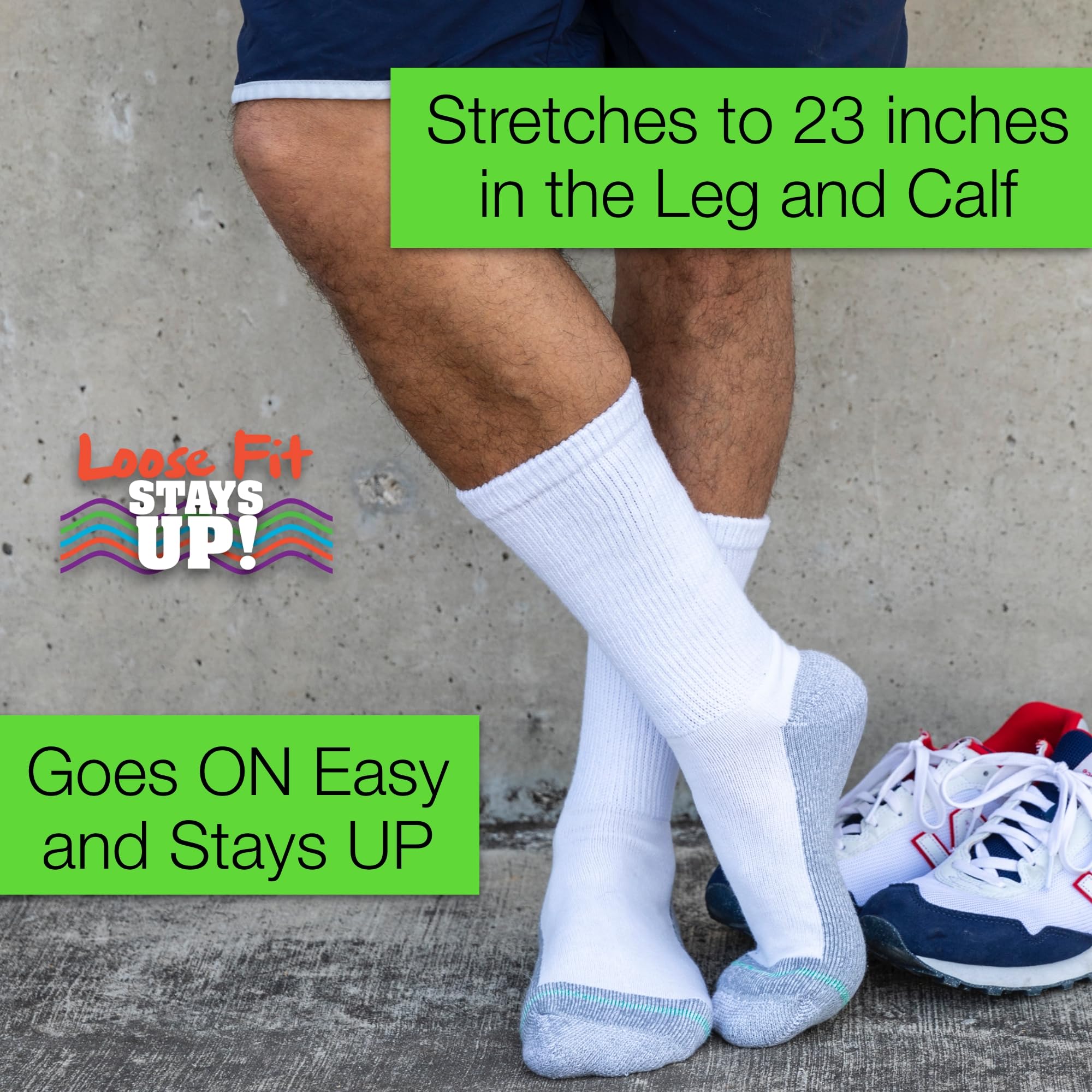Premium Men's & Women's Casual Crew Socks 3-Pack - Soft Cushioned Sole Cotton Socks for Everyday Comfort - Made in USA (Ideal for Work, Gym & Daily Wear)