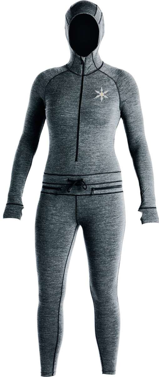 Airblaster Women's Merino Ninja Suit 2023 - Premium Thermal Base Layer for Skiing, Snowboarding & Winter Sports - Soft Wool Underwear for Cold Weather Activities