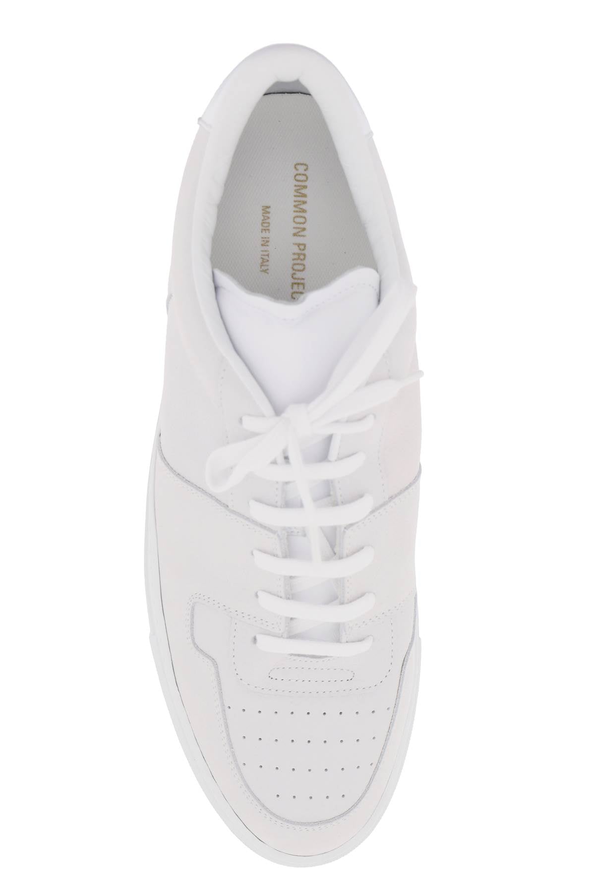 Common Projects Decades Low Sneakers - Minimalist White Leather Sneakers for Men - Perfect for Casual Wear, Office & Everyday Outfits