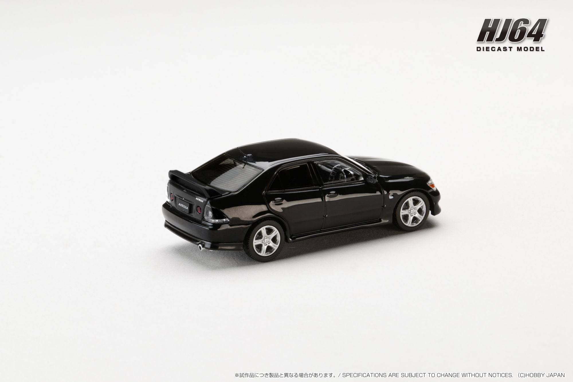 PREORDER Hobby Japan 1:64 Scale Toyota ALTEZZA RS200 (E10) 1998 Model Car with Genuine Black Option Parts - Perfect for Collectors, Display Cases & Diecast Enthusiasts