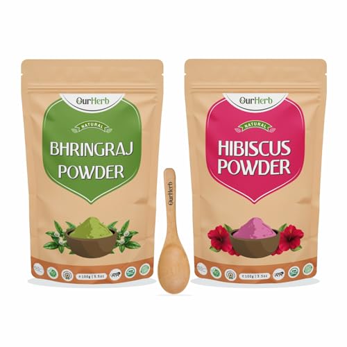 Hibiscus + Bhringraj