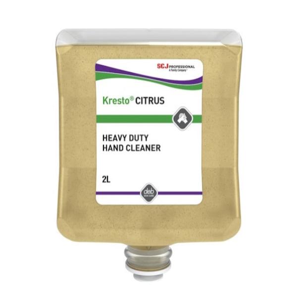 SC Johnson Deb Kresto Citrus Heavy Duty Hand Cleanser - Industrial Strength Orange Scented Hand Soap for Mechanics, Nurses & Tough Jobs - Perfect for Garages, Hospitals & Workshops