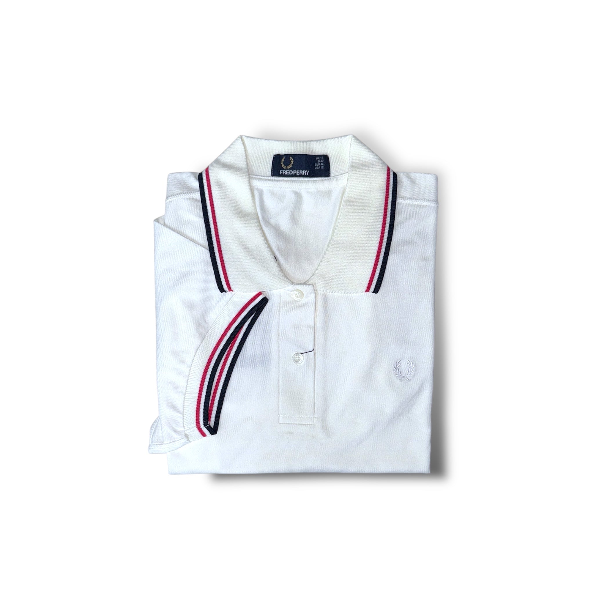Fred Perry Women's Classic Polo Shirt - White, Pink, Black | Casual & Sporty Style for Golf, Tennis & Everyday Wear