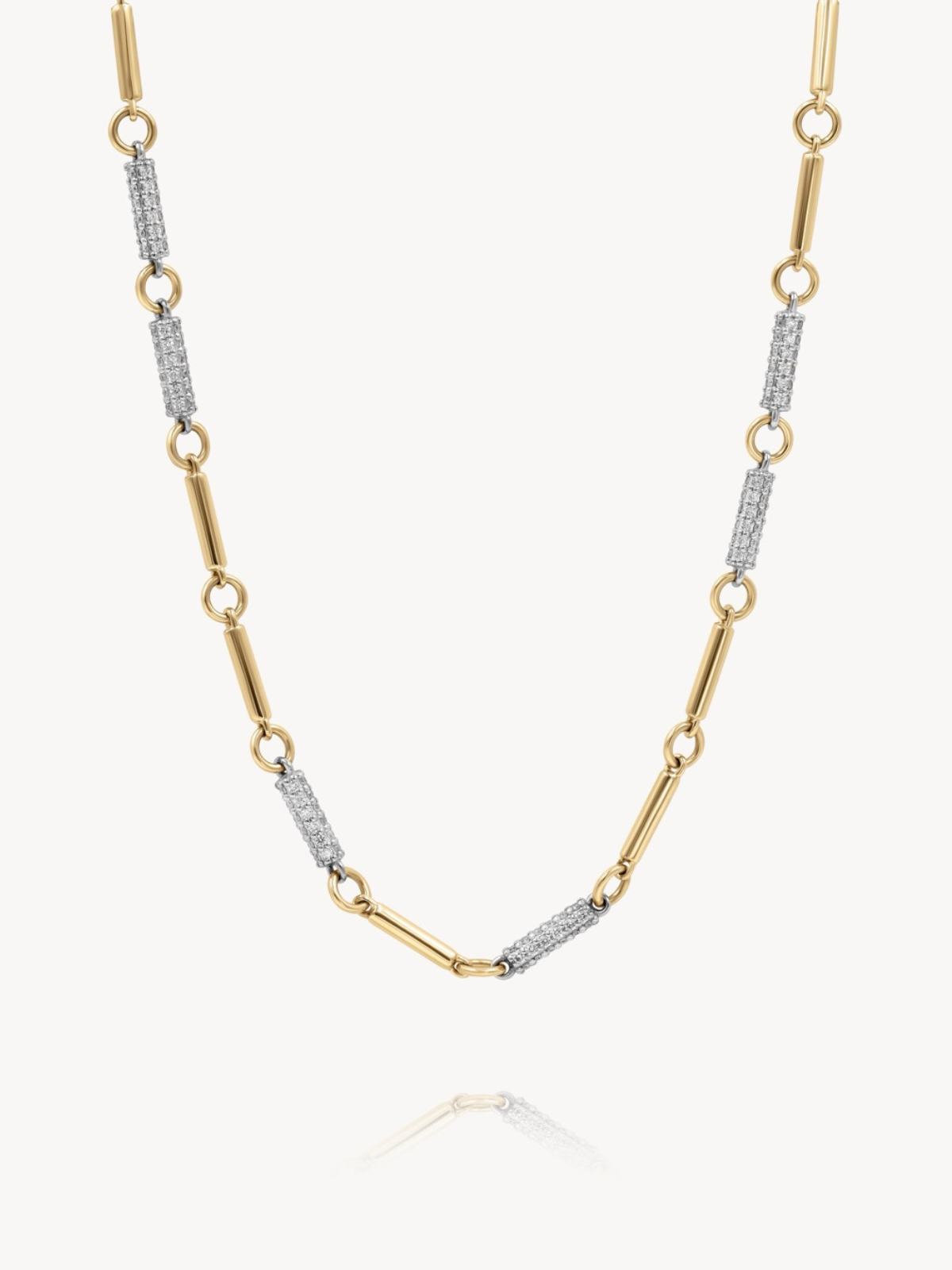 Pavé Sloan Necklace - Elegant Cubic Zirconia Pendant for Women | Perfect for Weddings, Parties & Everyday Wear