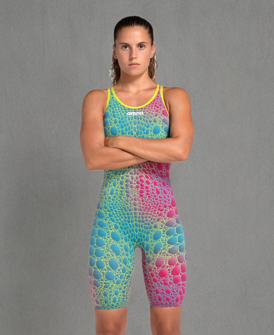 Arena Powerskin Carbon Air² Women's Open Back Racing Swimsuit - High Performance Competition Swimwear for Triathlon & Swim Training