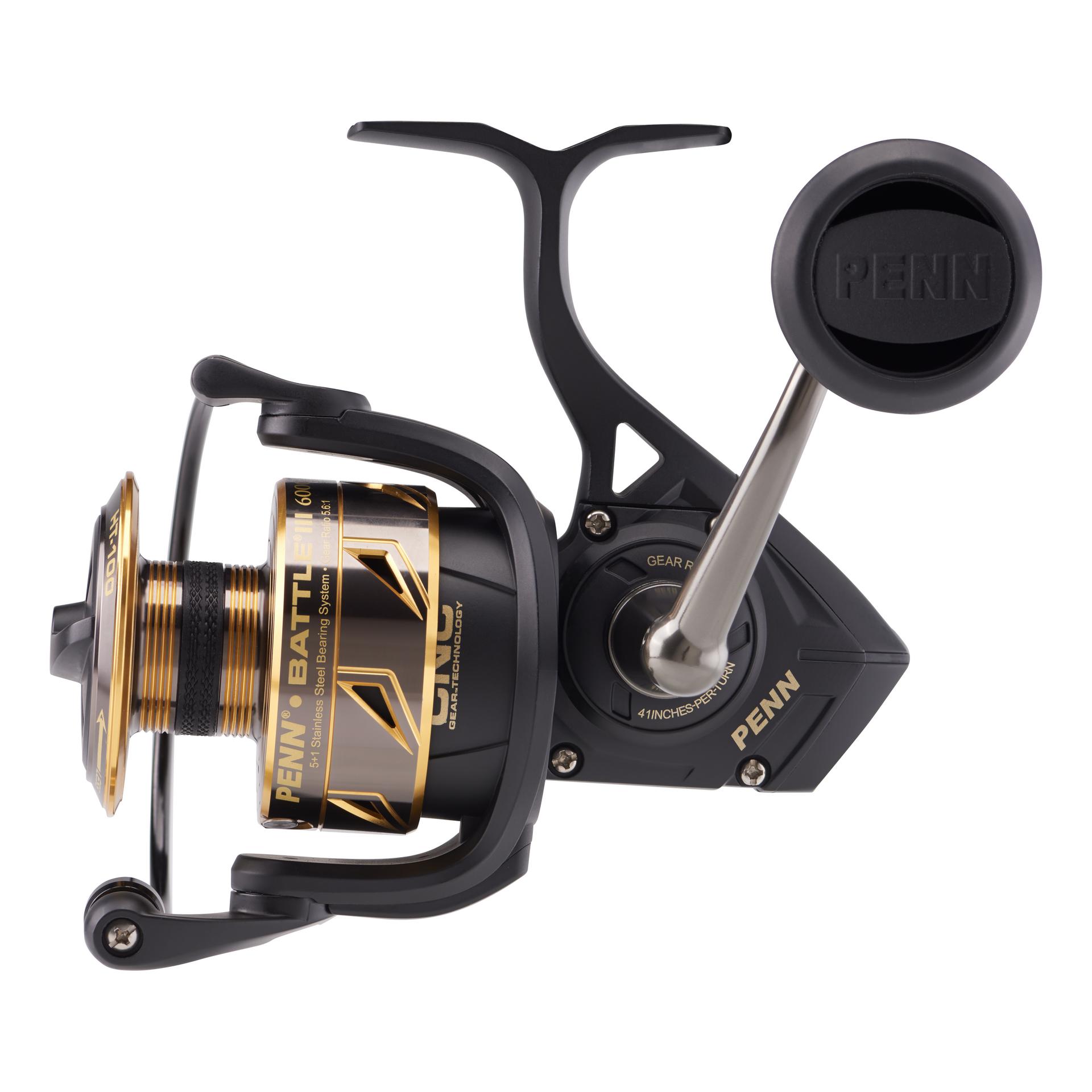 Battle® III Spinning Reel - High Performance Fishing Reel for Saltwater & Freshwater | Smooth Drag System, Lightweight Design | Perfect for Bass, Trout & Offshore Fishing