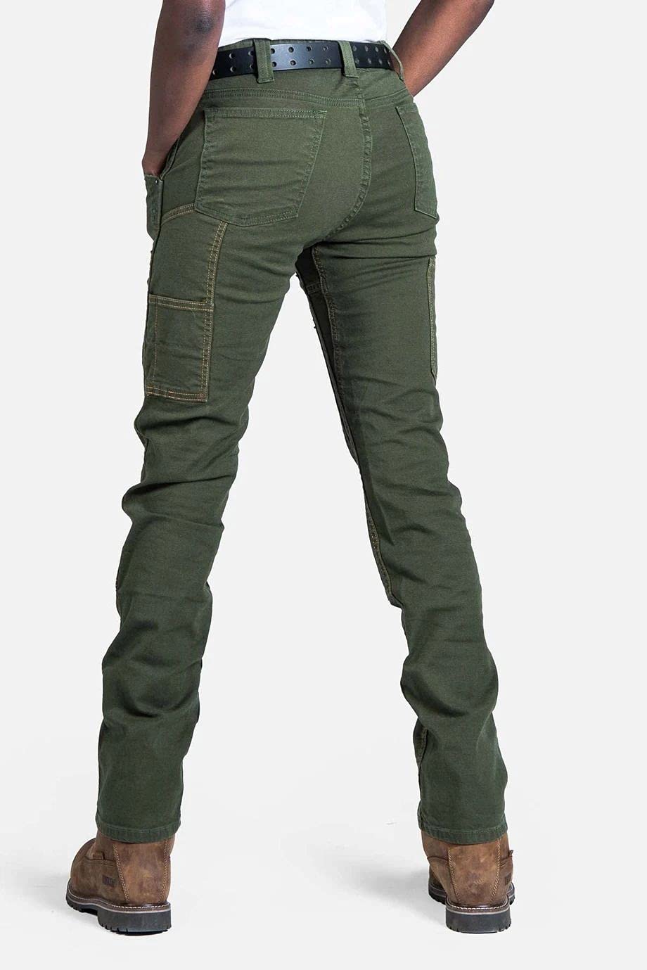 Dovetail Workwear Maven X Women's Cargo Pants - Slim Leg Fit with 10 Functional Pockets | Durable & Stylish Work Pants for Construction, Hiking & Outdoor Activities