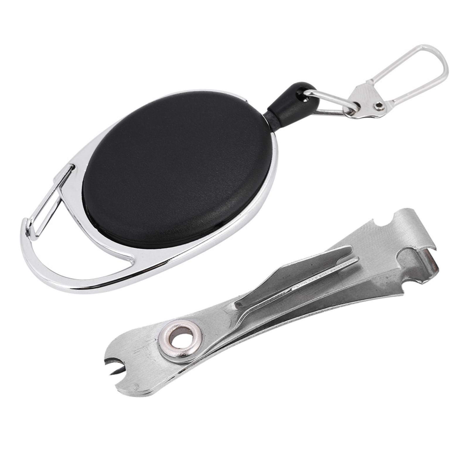 Demeras Fly Line Clippers with Zinger Retractor - Multi-Functional Fishing Knot Tying Tool for Quick & Easy Knots | Perfect for Fly Fishing, Trout Fishing & Saltwater Angling