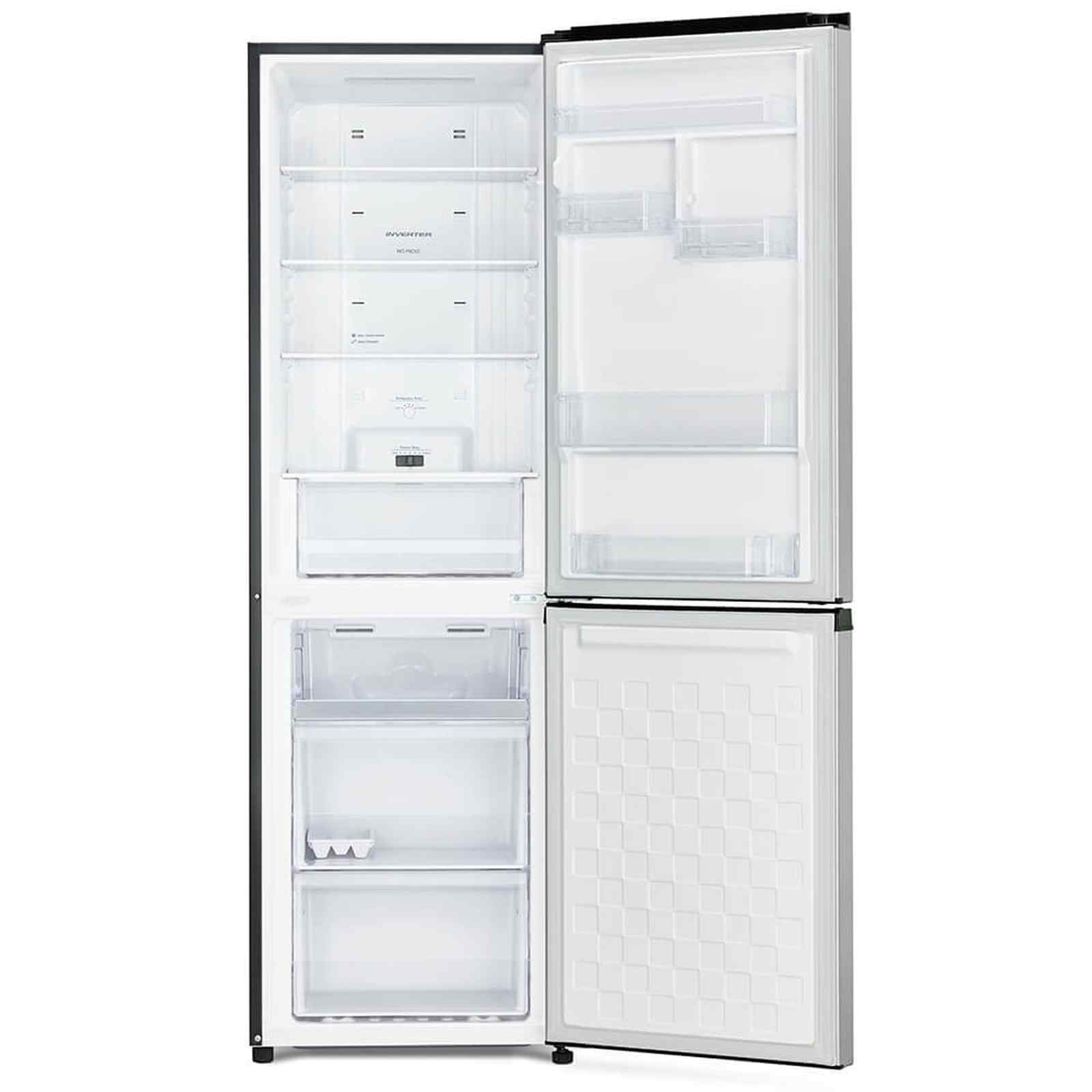 Hitachi 330L 2 Door Refrigerator R B410P6MS BSL Bottom Freezer - Energy Efficient Large Capacity Fridge for Home, Kitchen, Office & Restaurant Use